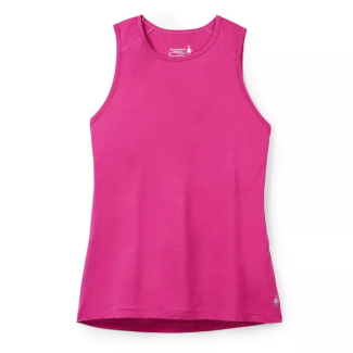 Дамски потник Women's Merino Sport Ultralite High Neck Tank Festive Fuchsia