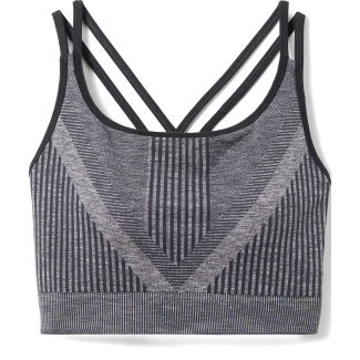 Дамско бюстие Women's Intraknit™ Strappy Bra Black Heather