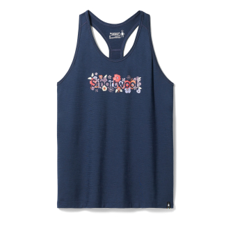 Дамски топ Women's Floral Meadow Graphic Tank Deep Navy