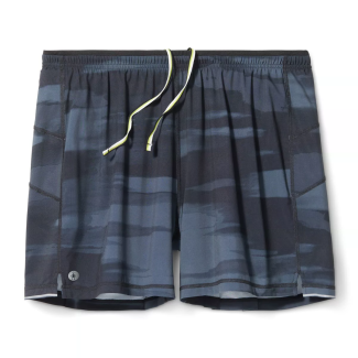 Мъжки шорти Men's Active Lined 5" Short Black Horizon Print