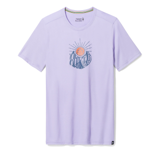 Мъжка тениска Smartwool Sun Graphic Short Sleeve Tee Slim Fit ULTRA VIOLET