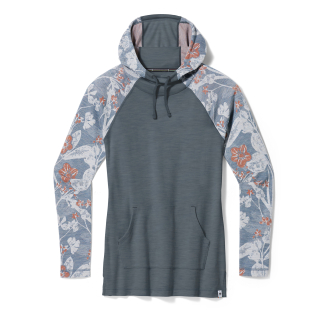 Дамско термо горнище Women's Thermal Drape Neck Hoodie WINTER SKY FLORAL