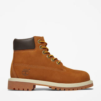 Детски боти Timberland® Premium 6 Inch Lace-up Boot for Youth in Brown