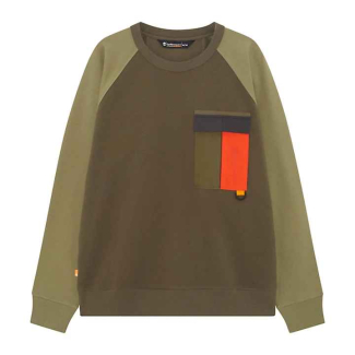 Унисекс горнище Earthkeepers® by Raeburn All Gender Pocket Sweatshirt in Dark Green