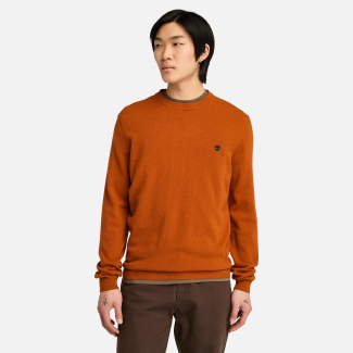 Мъжки пуловер Cohas Brook Merino Crew Neck Jumper for Men in Orange