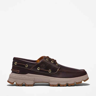 Мъжки мокасини GreenStride™ TBL® Originals EK+ Moc-toe Boat Shoe for Men in Burgundy