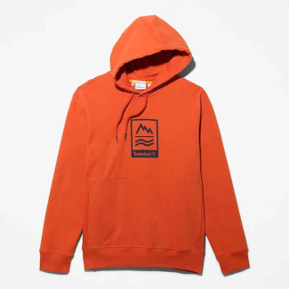 Мъжко горнище Mountains-to-Rivers Hoodie for Men in Orange