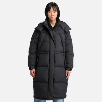 Дамско яке Howker Recycled Down Puffer Long Parka for Women in Black