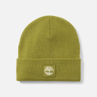 Дамска шапка All Gender Cuffed Beanie With Tonal Patch in Green