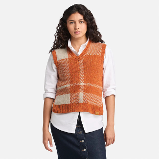 Дамски елек Wool Blend Gilet for Women in Orange