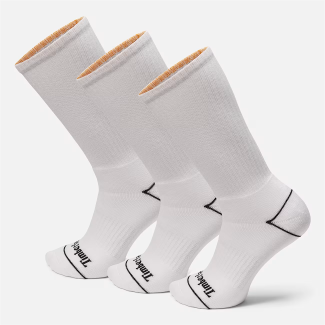 Унисекс чорапи 3 Pack Bowden Full-cushioning Crew Socks in White