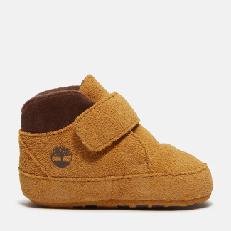 Детски обувки CRIB BOOTIE MID HOOK & LOOP BOOT WHEAT SUEDE