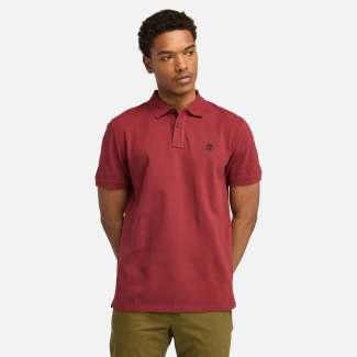 Мъжка тениска Millers River Pique Short Sleeve Polo for Men in Red