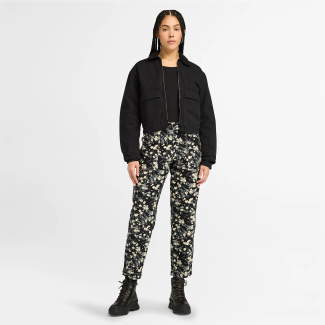 Дамски панталон Printed Trouser for Women in Black/Beige