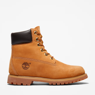 Дамски боти  Timberland Premium 6 INCH LACE UP WATERPROOF BOOT WHEAT