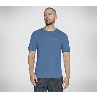 Мъжка тениска SKECH-BREEZE SLUB POCKET TEE BLGY