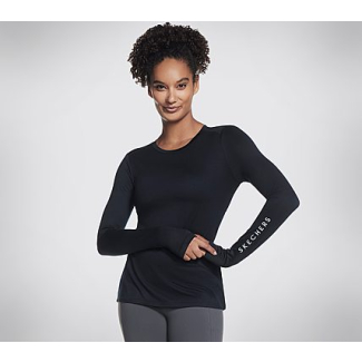 Дамска блуза GO DRI SWIFT LONG SLEEVE BLK