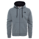 Мъжко горнище M OPEN GATE FULL ZIP HOODIE TNFMDMGRYHTR(STD)/TNFBLCK