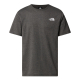 Мъжка тениска M S/S BOX NSE TEE TNF MEDIUM GREY HEATHER