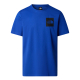 Мъжка тениска M S/S FINE TEE TNF BLUE/TNF BLACK