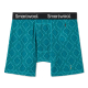 Мъжко термо бельо Merino Print Boxer Brief Boxed DEEP LAKE