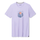 Мъжка тениска Smartwool Sun Graphic Short Sleeve Tee Slim Fit ULTRA VIOLET