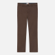 CLAREMONT Twill Chino Pant (Straight) CHOCOLATE BROWN